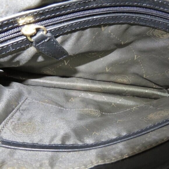 Vince Camuto Leopard Print Black Italian Leather Handbag Crossbody w/ chain - Picture 6 of 12